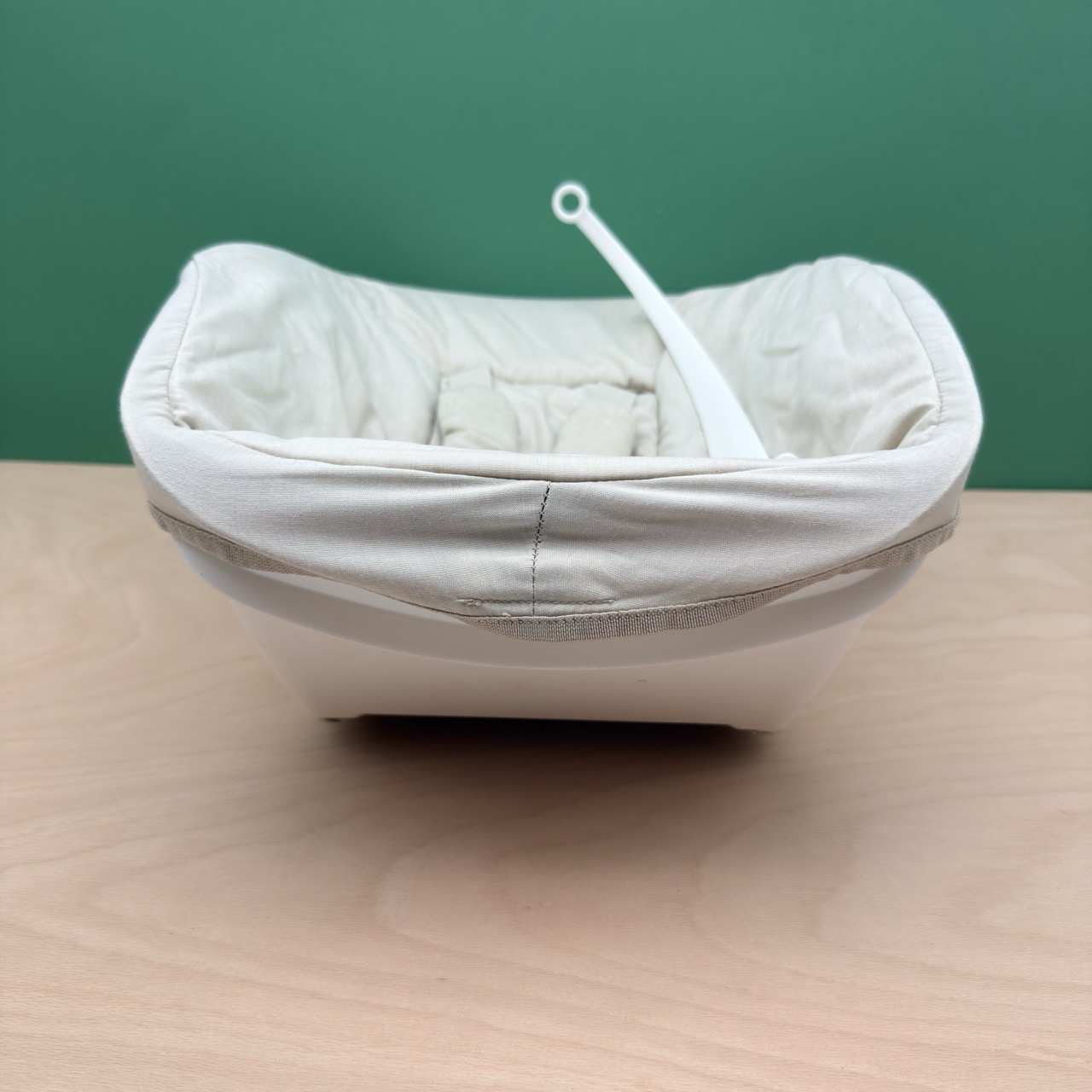 Newborn Set Beige akzeptabler Zustand mit Extrabezug blau