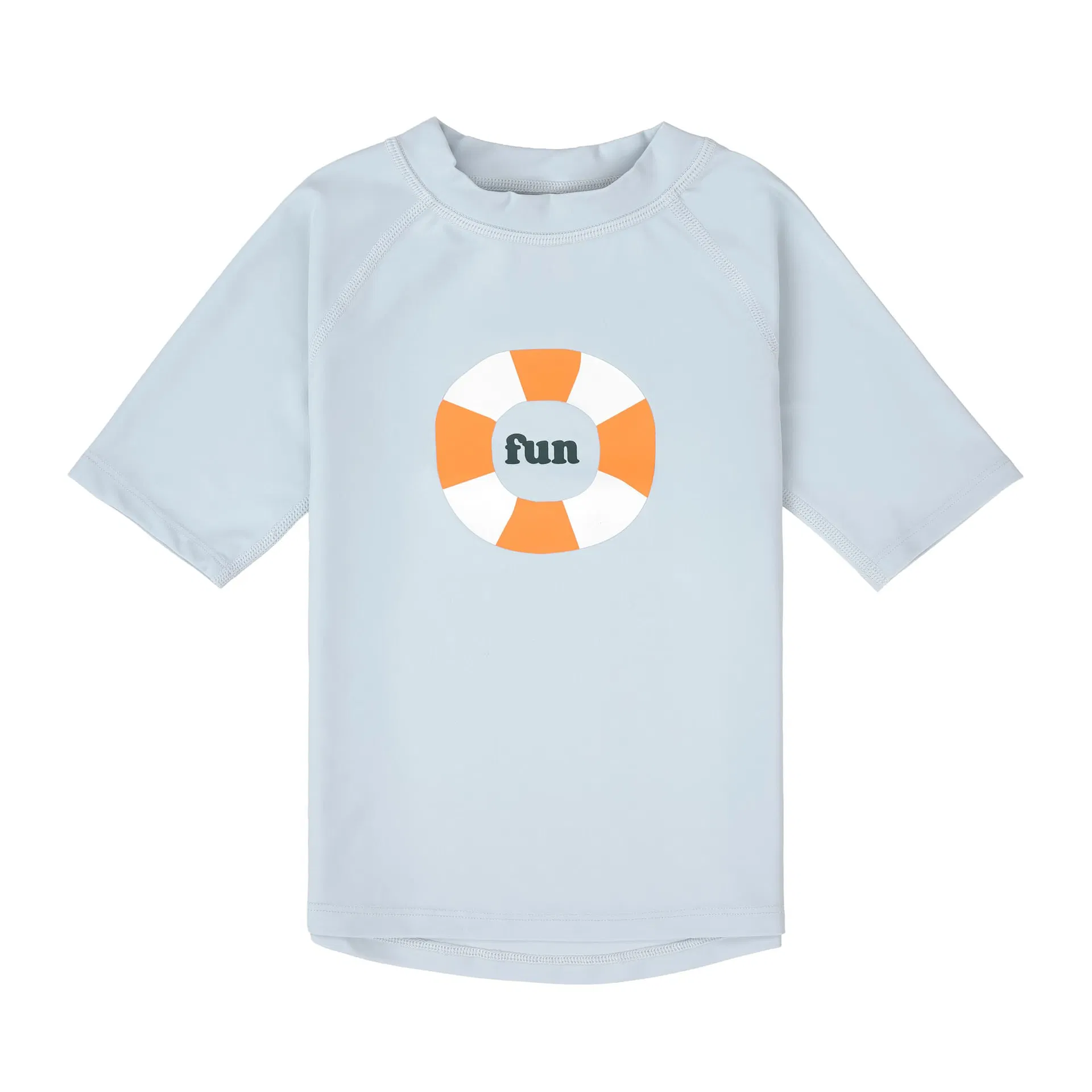 UV-Shirt kurzarm Schwimmring Blau