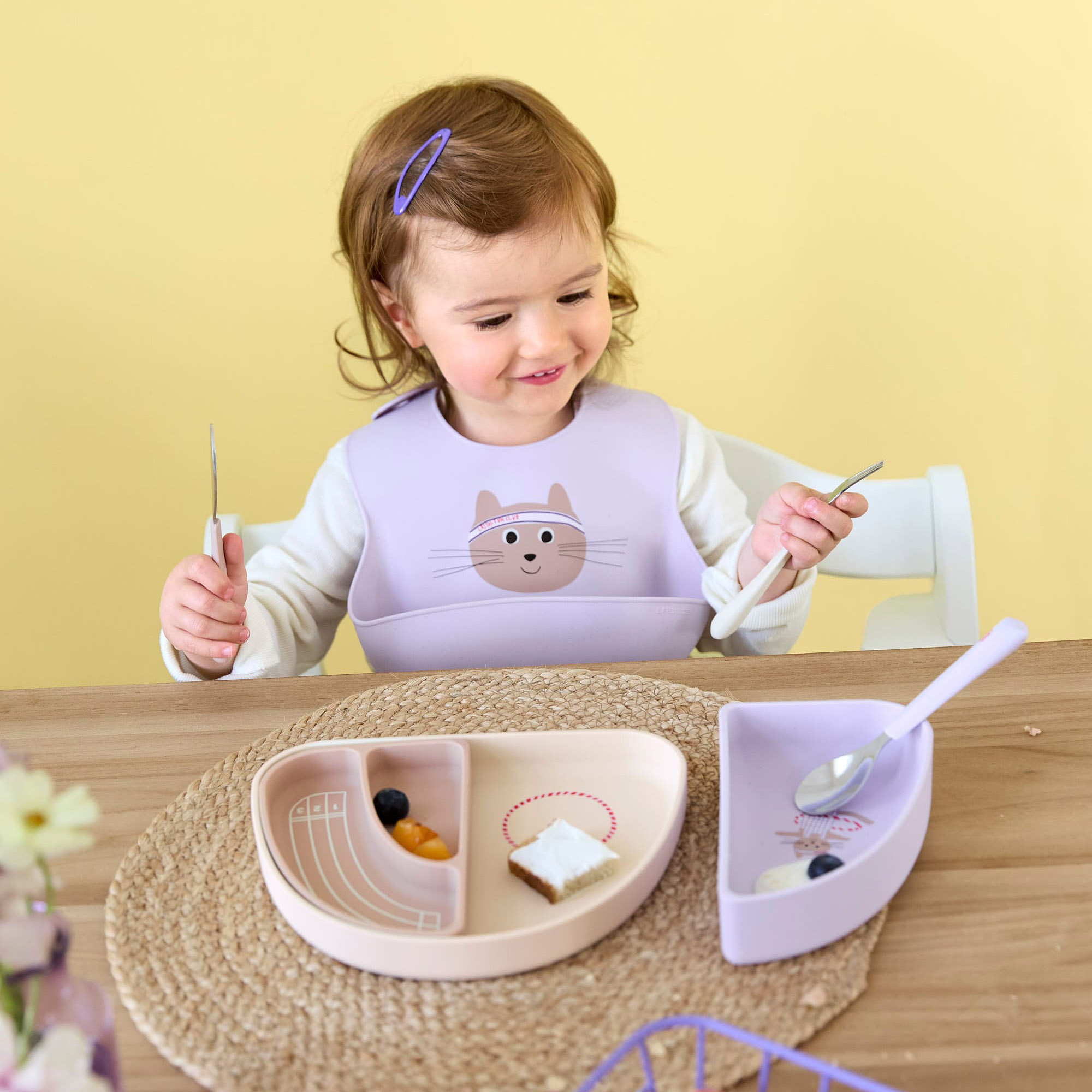 Menü Teller Set Tiny Team Cat