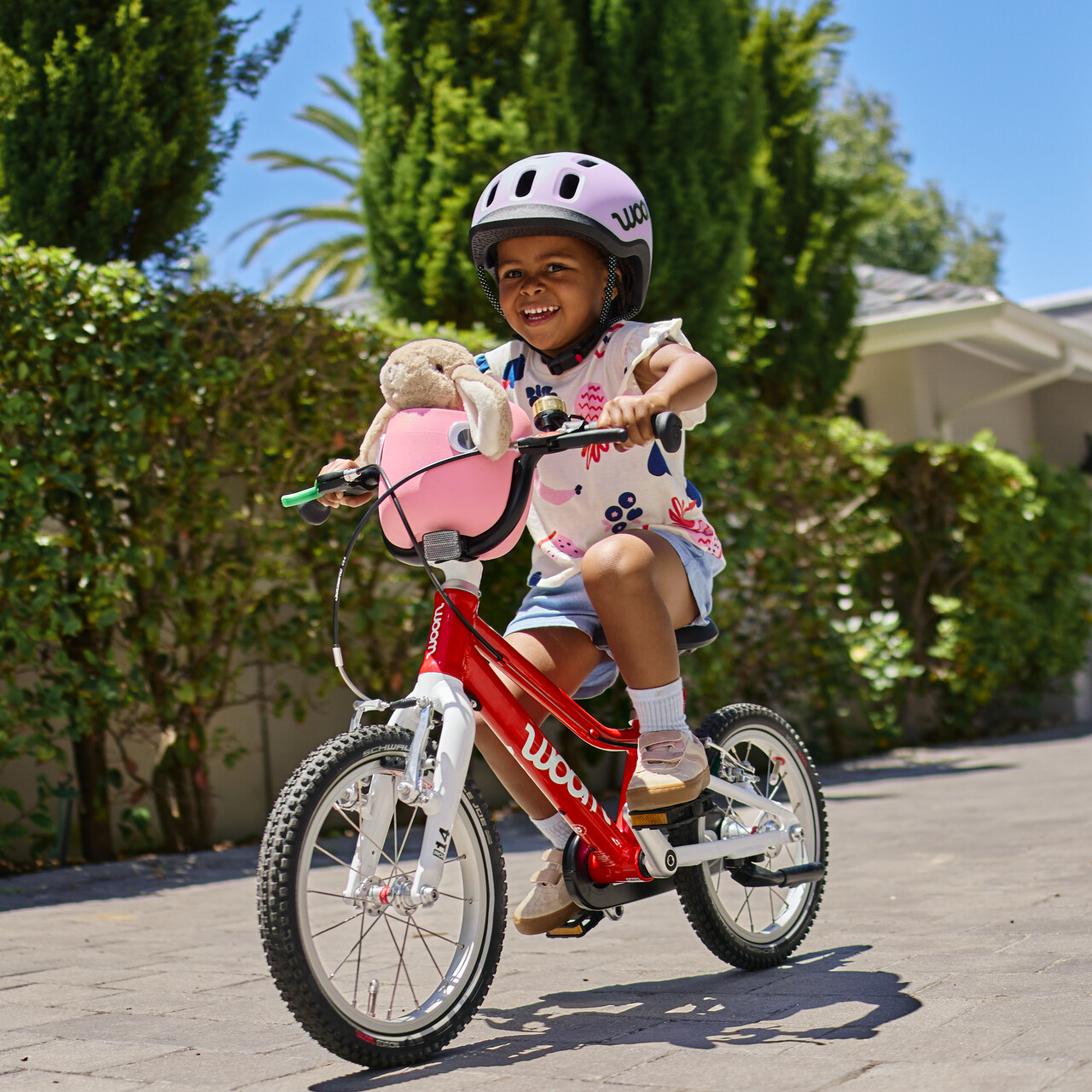 woom POP Fahrradkorb & Stifthalter Pink