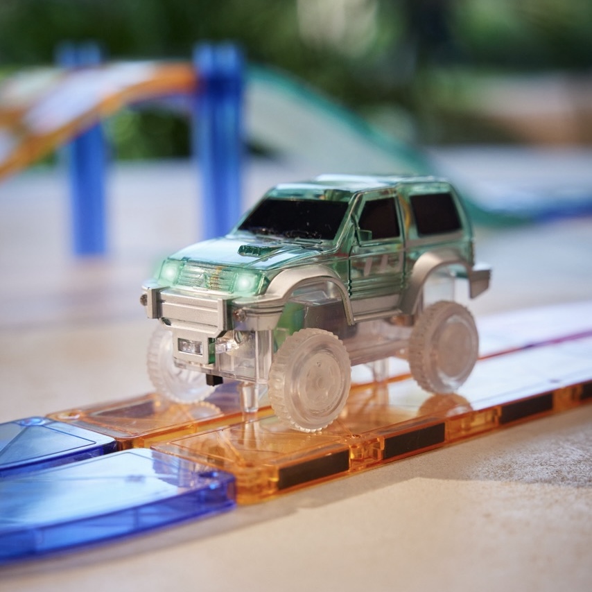 Rennauto Pastell Grün