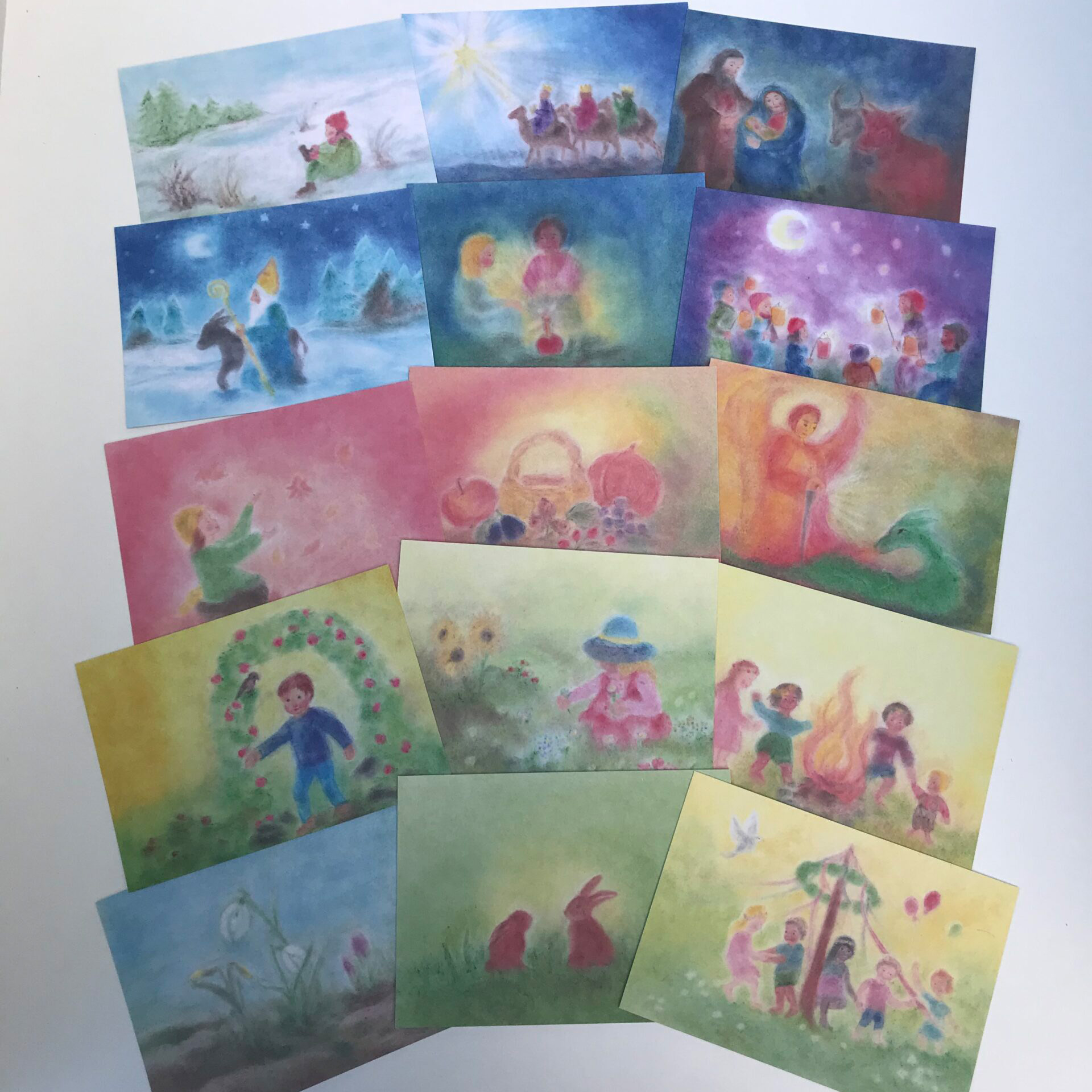 Postkartenset Jahreslauf