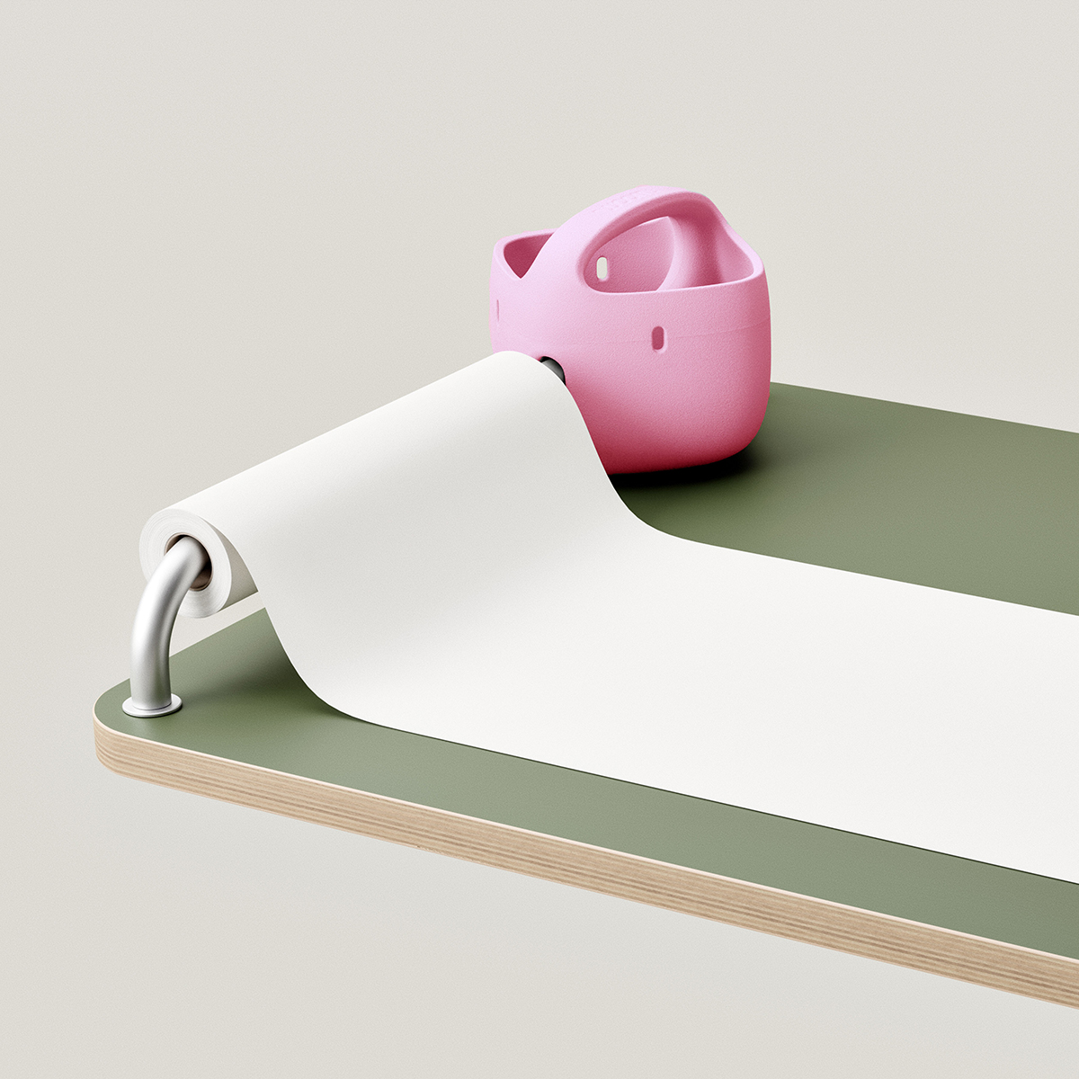 woom POP Fahrradkorb & Stifthalter Pink