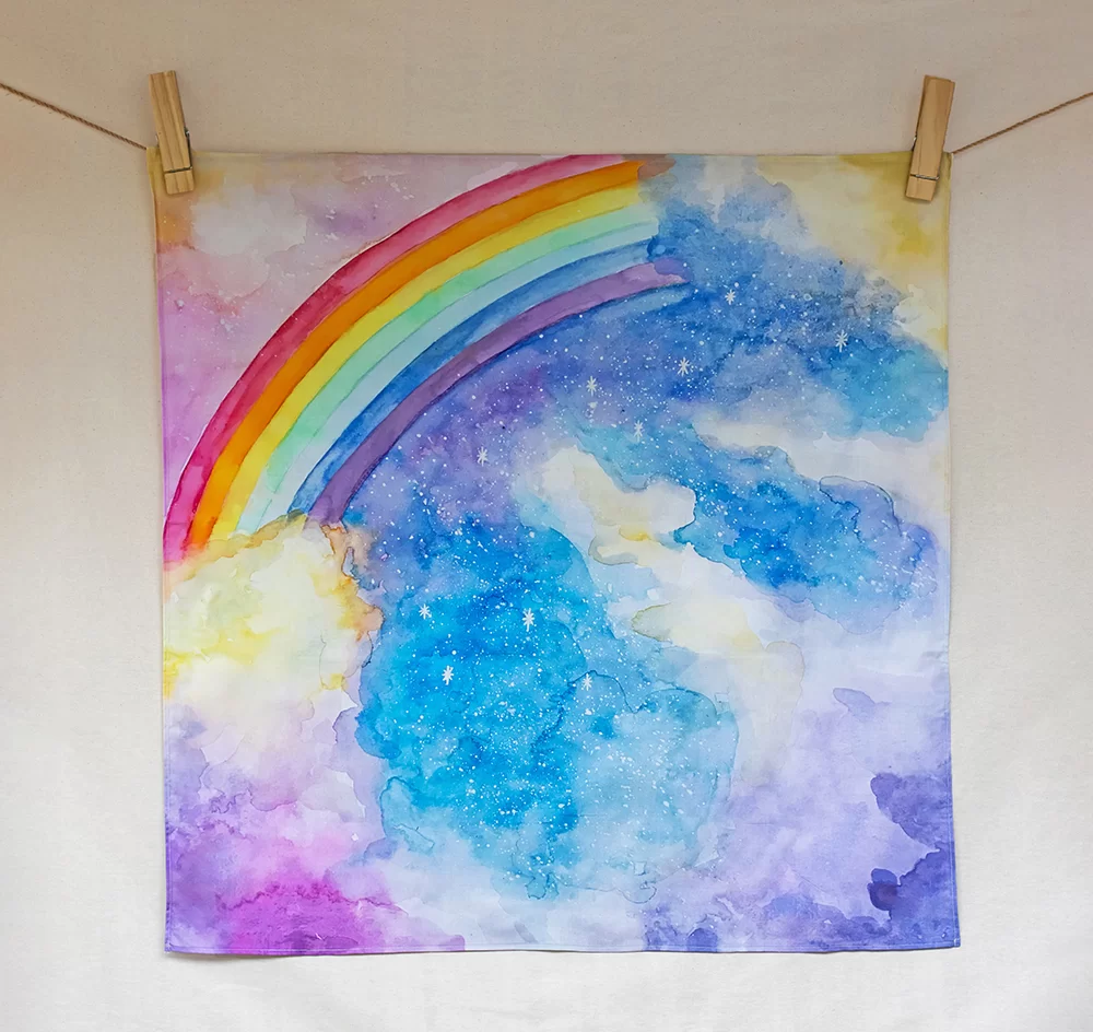 Spieltuch Magical Sky 100 x 100 cm