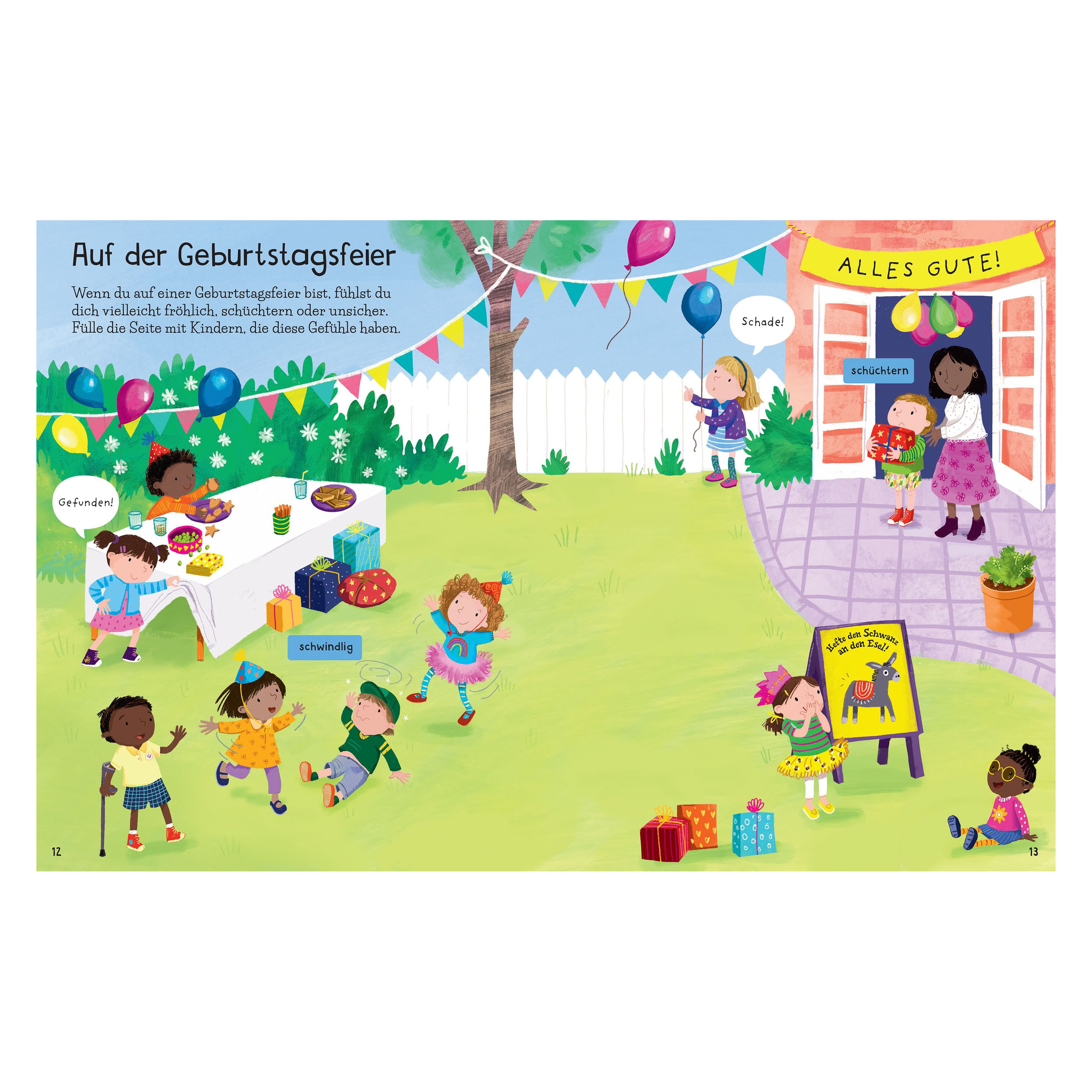 Mein erstes Stickerbuch: Gefühle