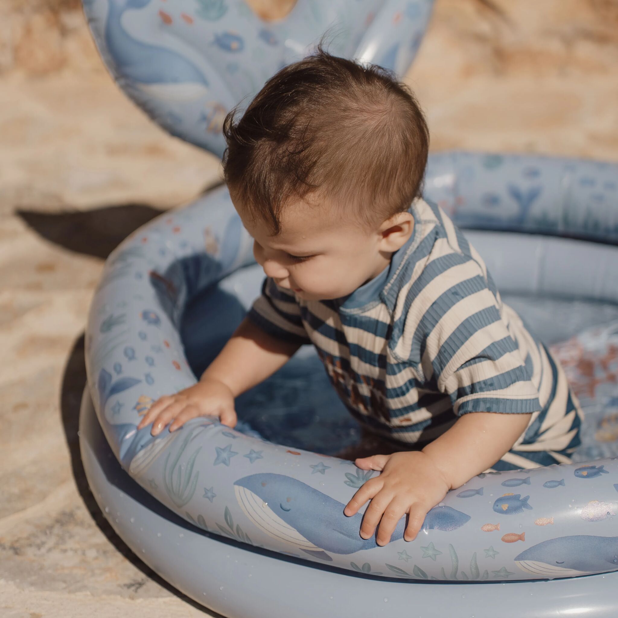 Planschbecken Ocean World Blau 80 cm