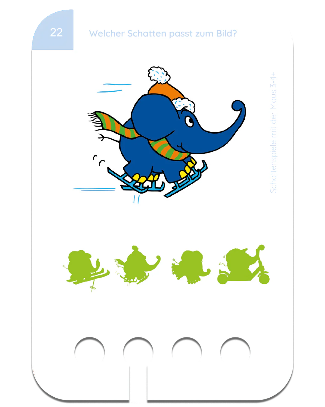 Lochkasten Kartensatz Schattenspiele mit der Maus 3-4