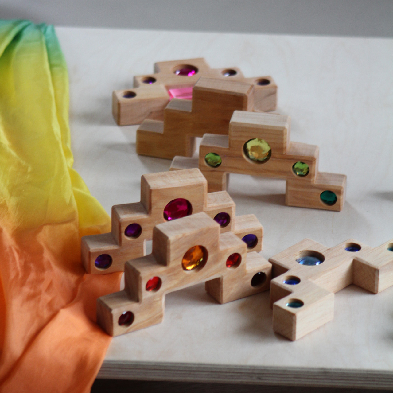 Farbtreppe Einzelstück