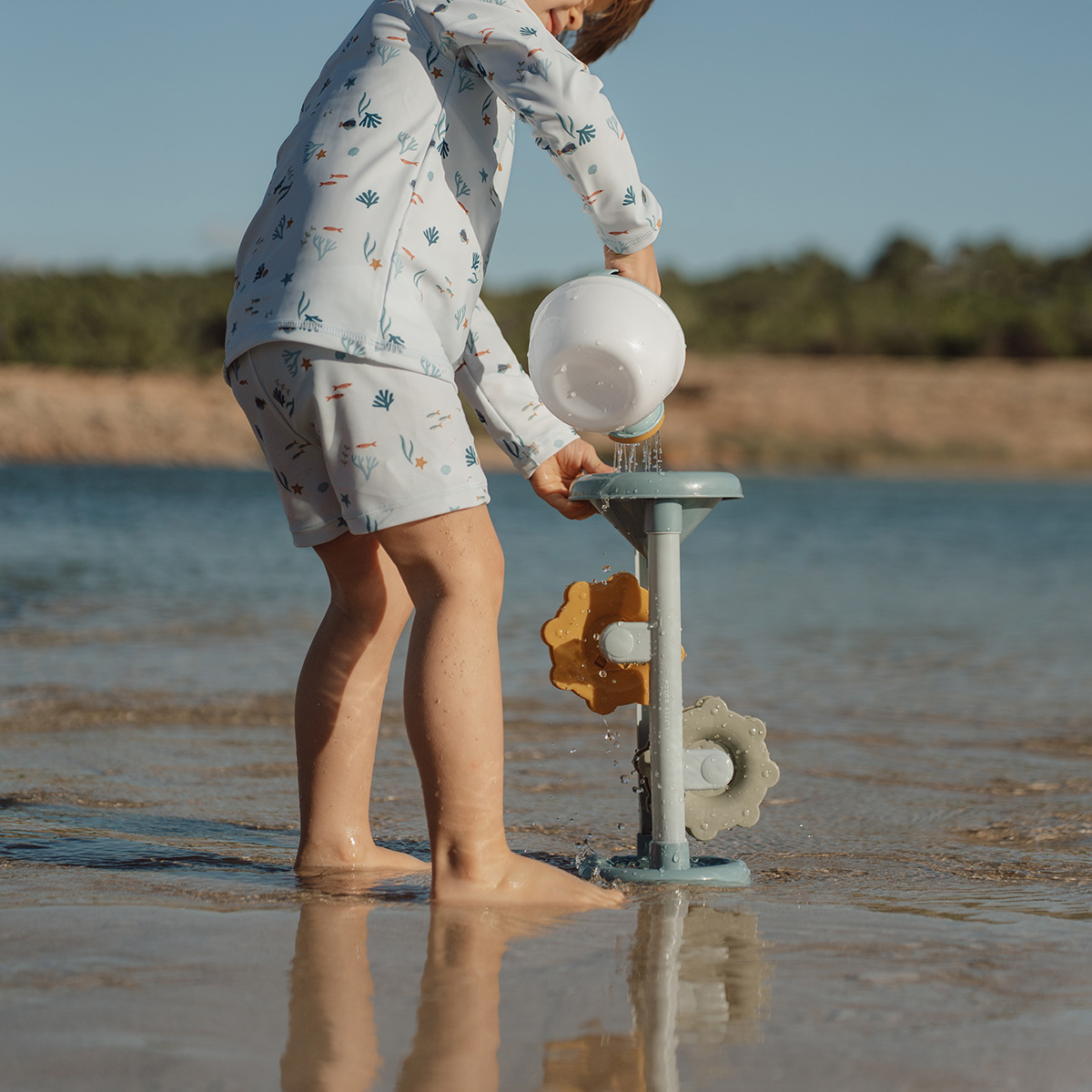 Sand- und Wassermühle Ocean Dreams Blau