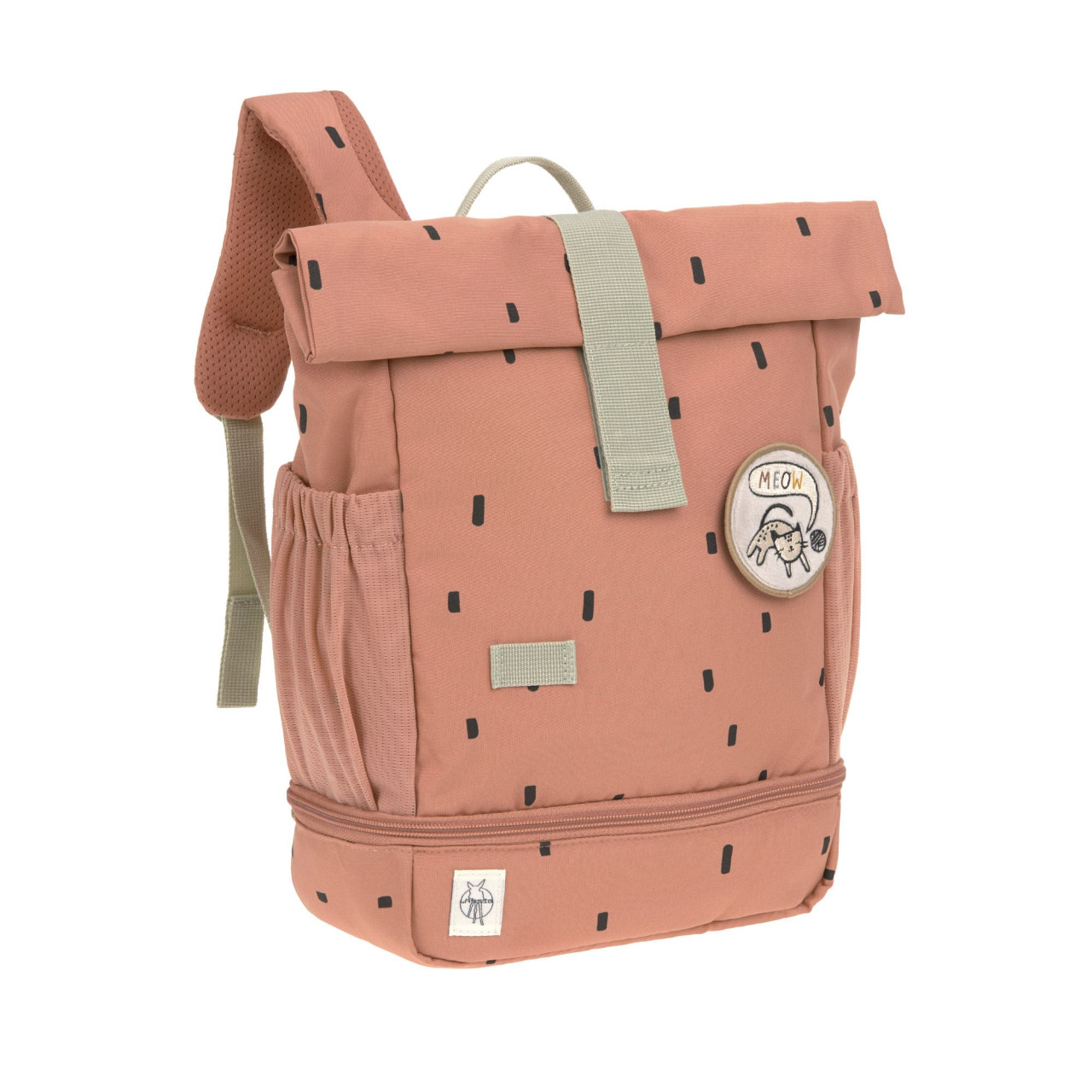 Rucksack Mini Rolltop Happy Prints Caramel