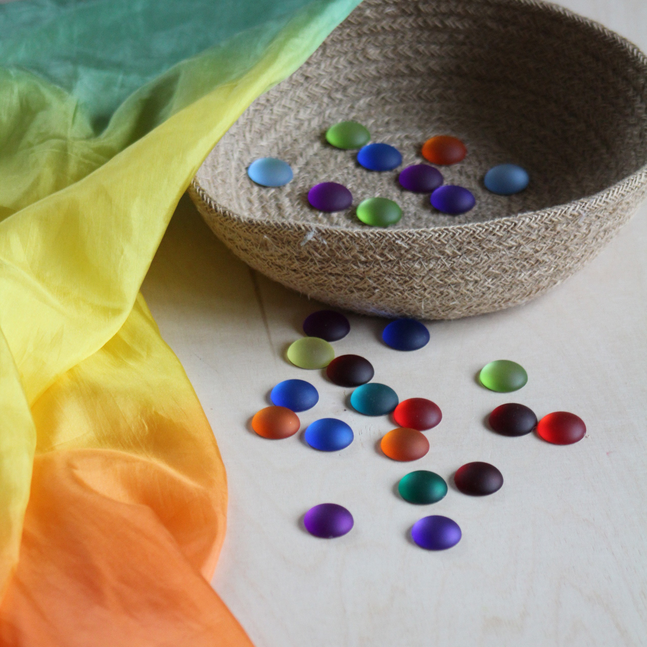 120 Funkelsteine Matt Ø 2,2cm