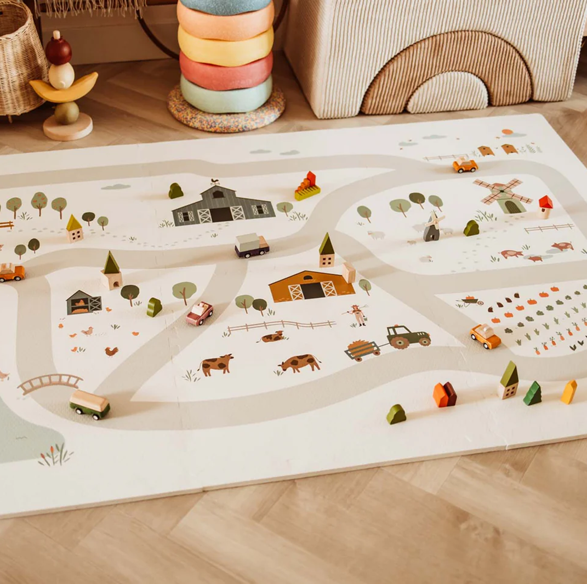 2 in 1 Spielmatte Farm 2 in 1 Spielmatte Farm