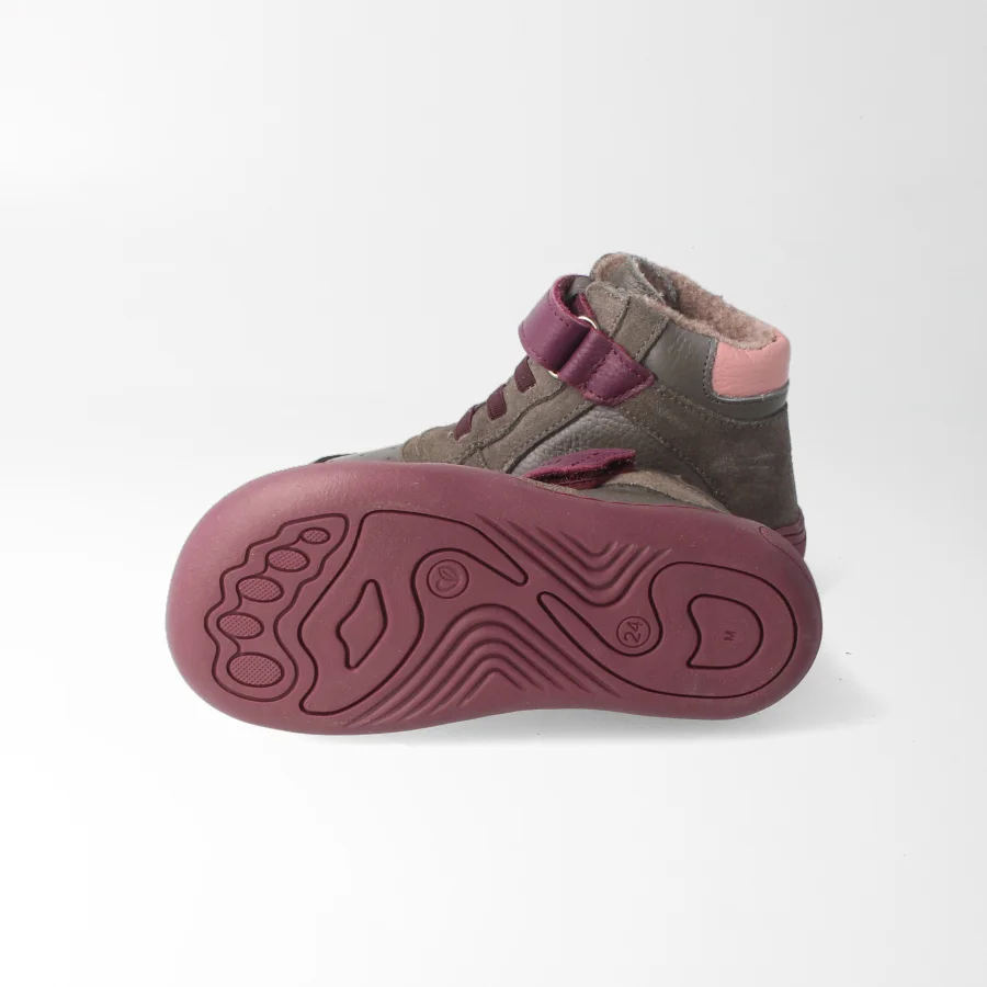 Barfußschuhe anurafroschSTYLE Anthrazit Wolle