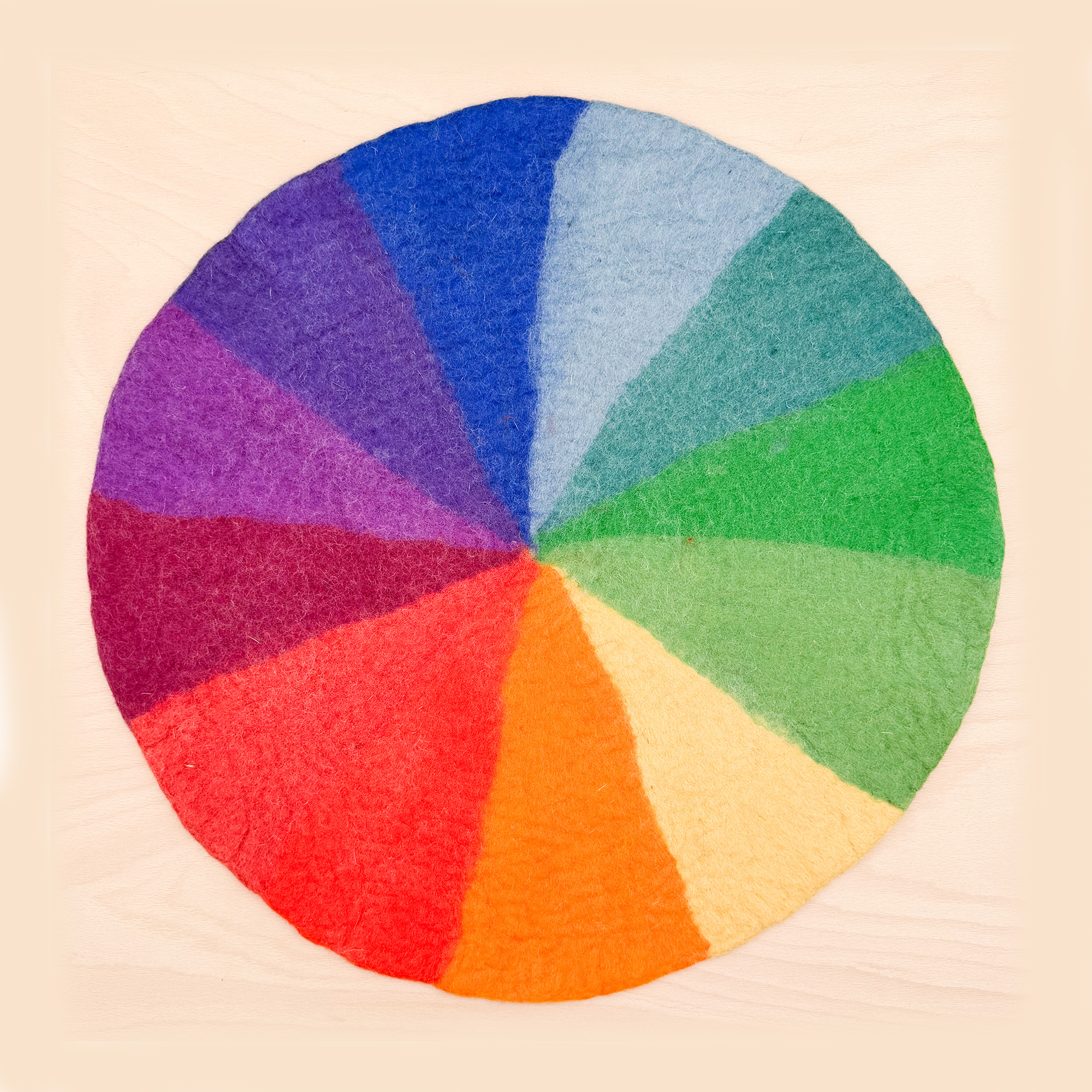 Farbkreis Filz Ø 50cm