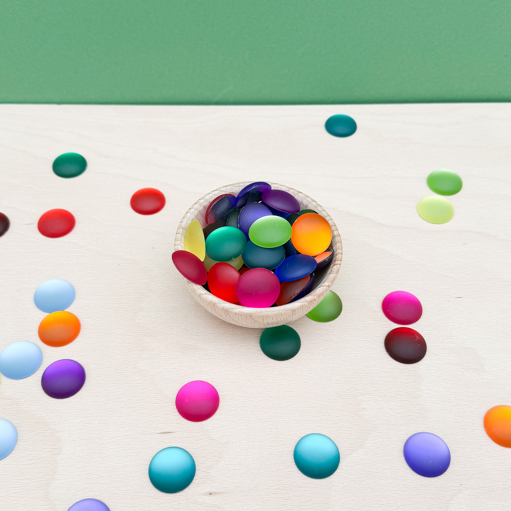 120 Funkelsteine Matt Ø 2,2cm