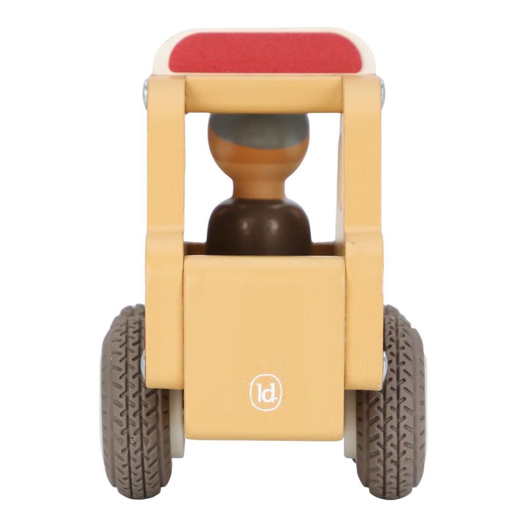 Taxi mit Holzpuppe