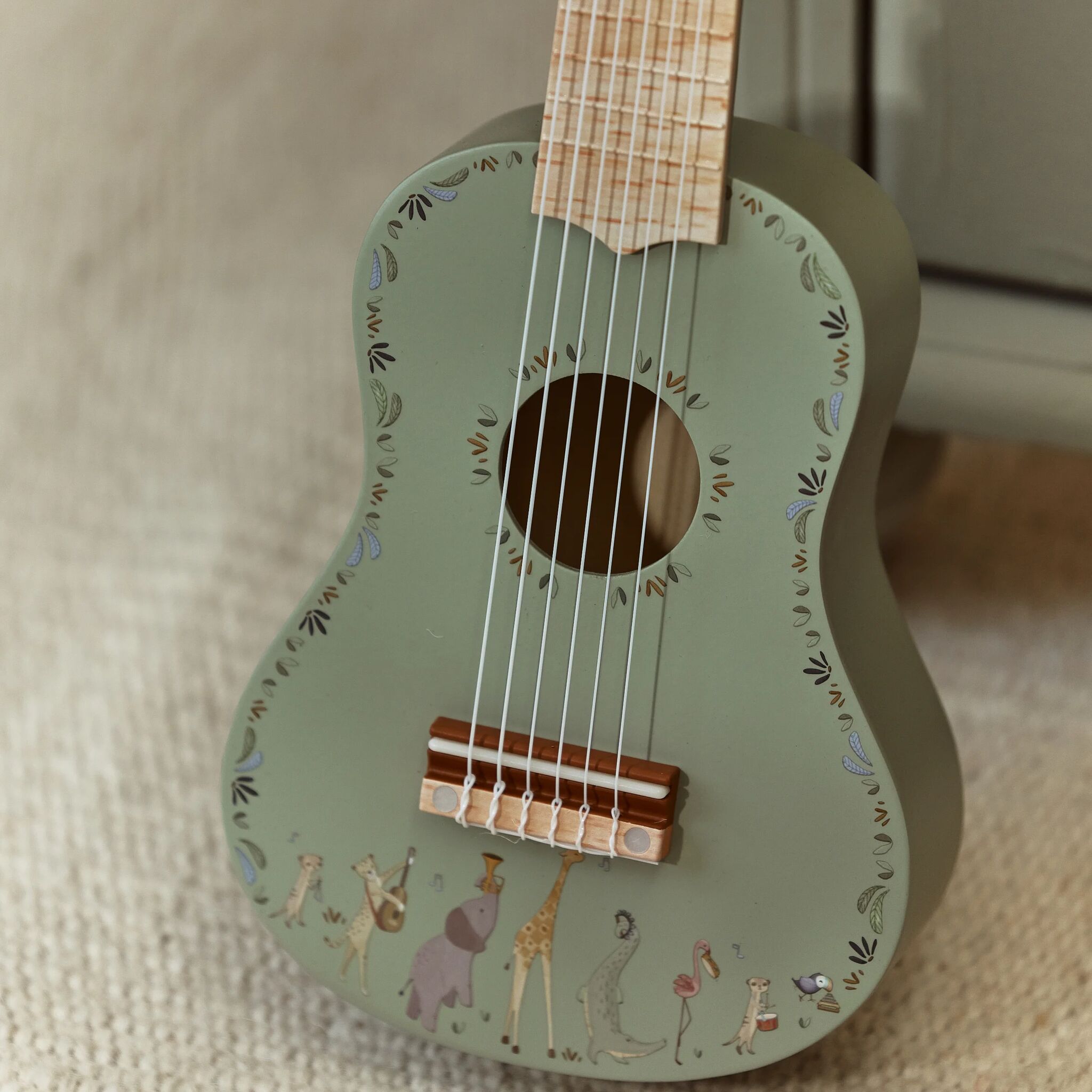 Gitarre Grün Safari Friends