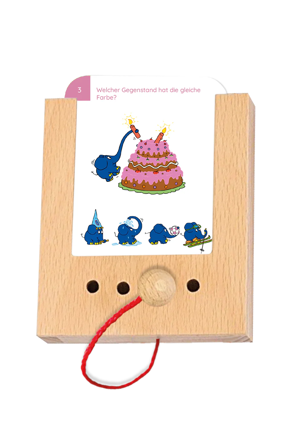 Lochkasten Kartensatz Farben und Muster mit der Maus 3-4 Lochkasten Kartensatz Farben und Muster mit der Maus 3-4