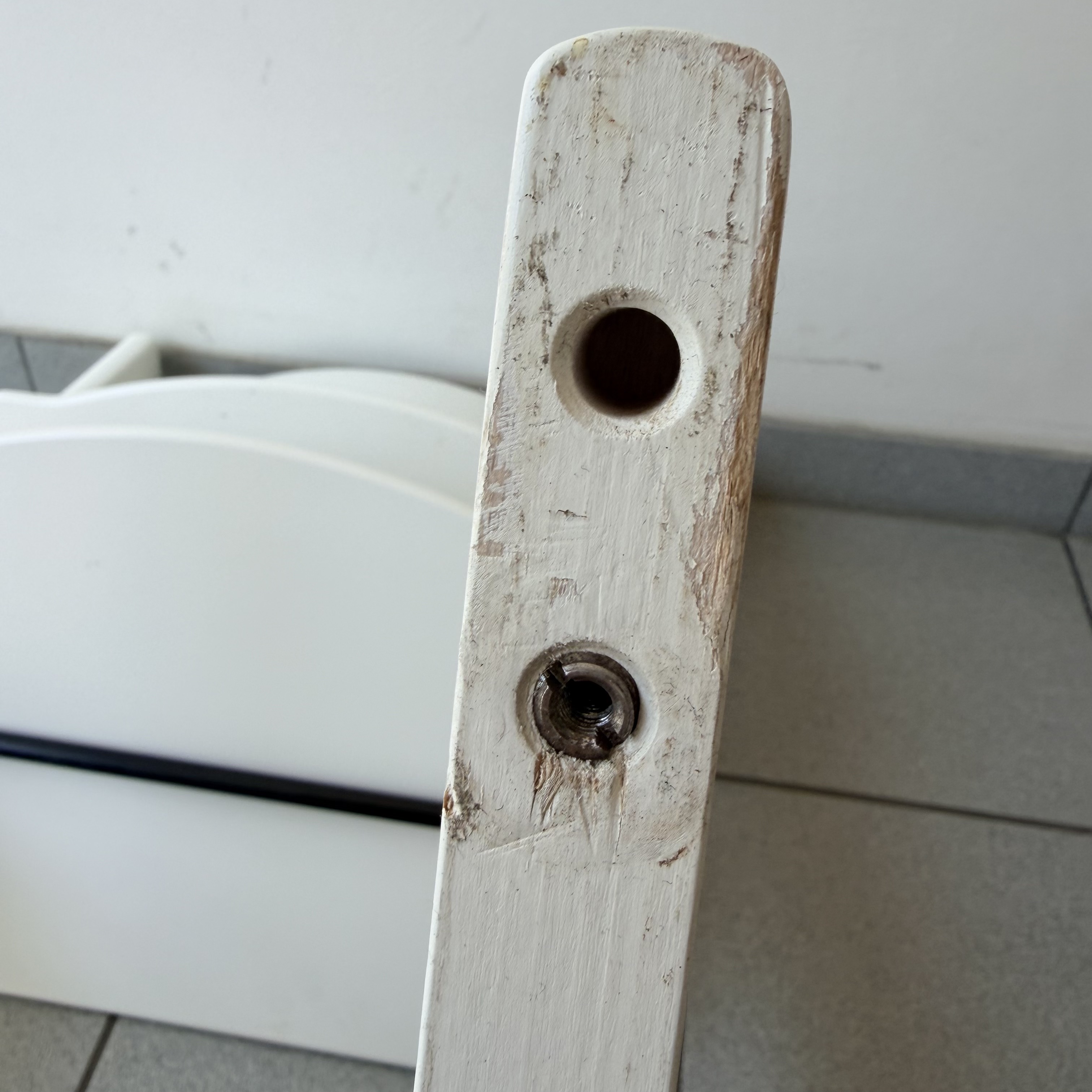 Hochstuhl Weiß, Generation 4, Akzeptabel