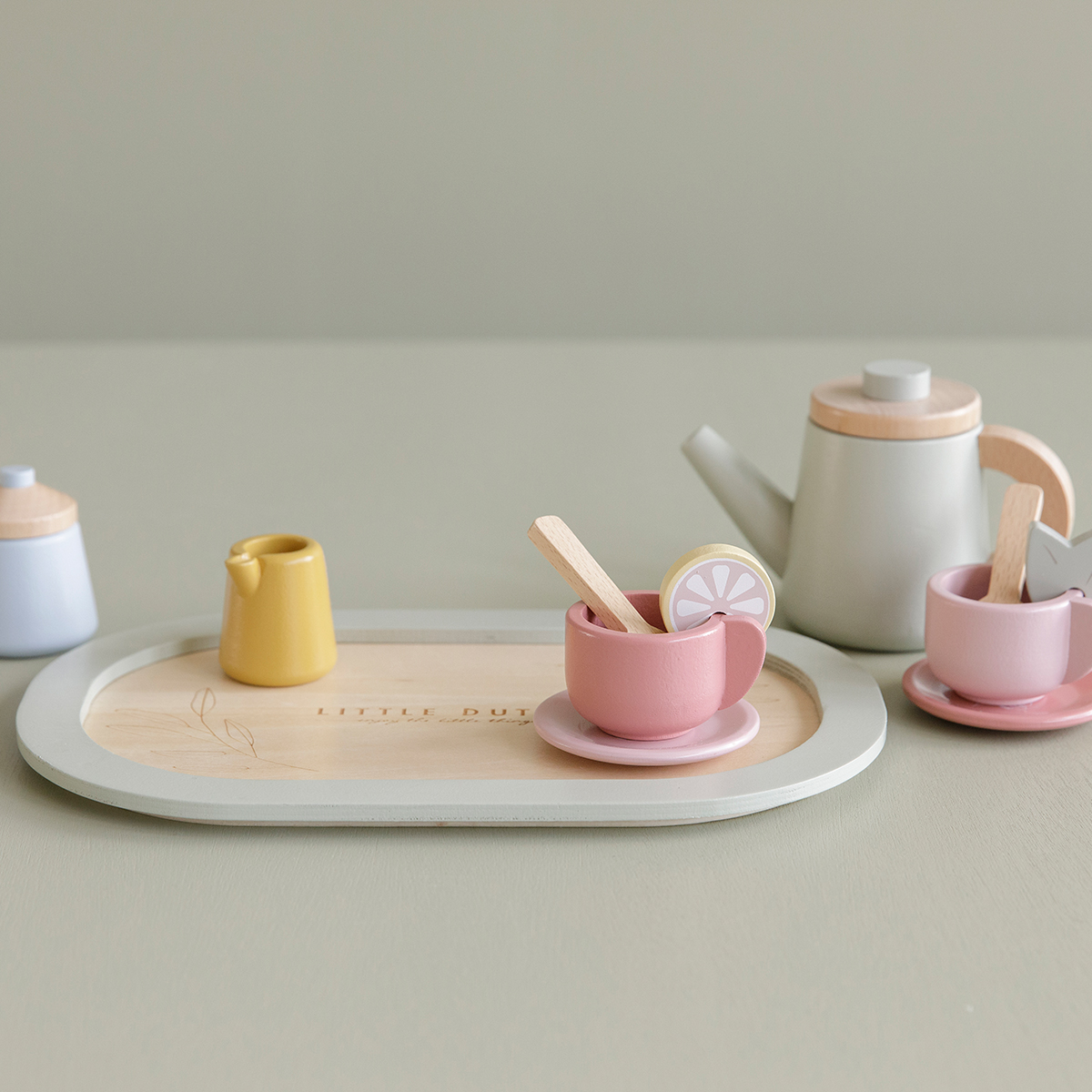 Tee Set Holz Bunt Tee Set Holz Bunt