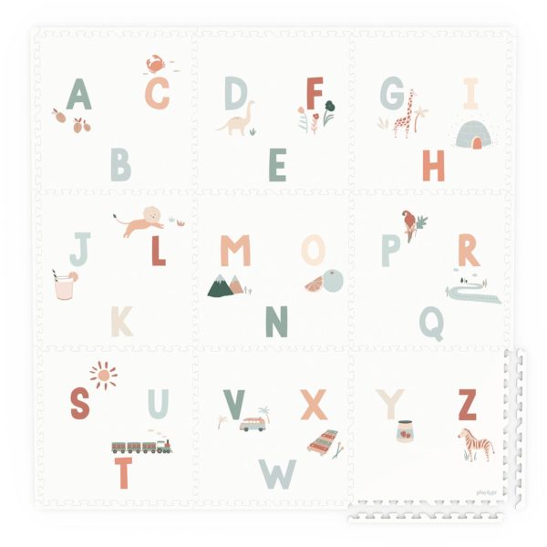 2 in 1 Spielmatte Alphabet/Terrazzo 2 in 1 Spielmatte Alphabet/Terrazzo