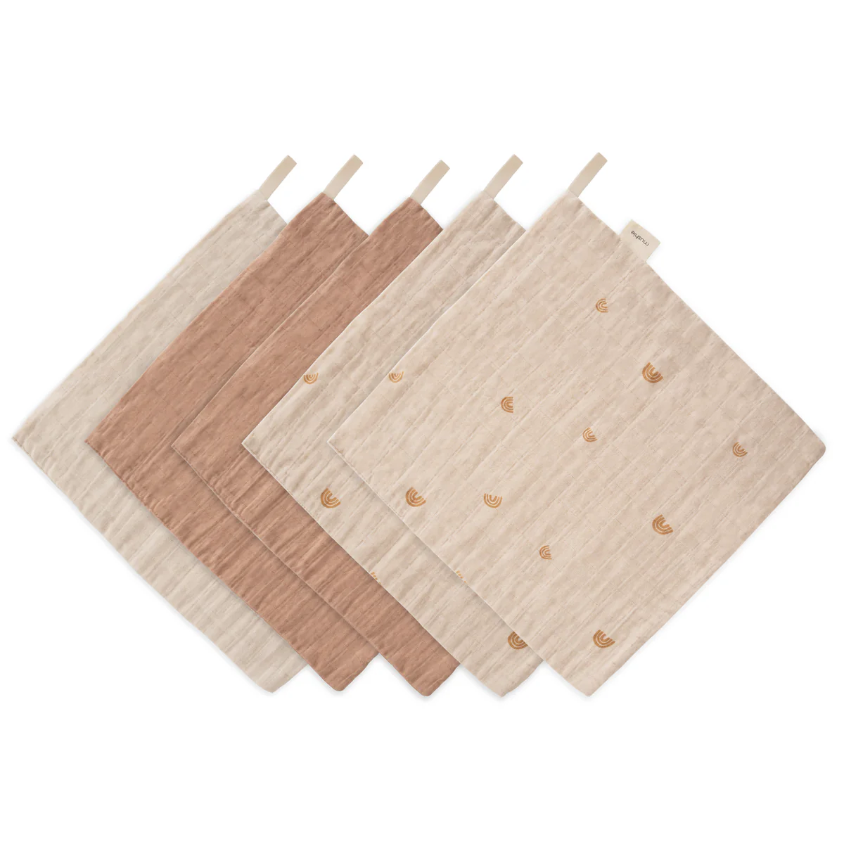 Waschlappen Set Musselin Rainbow Waschlappen Set Musselin Rainbow