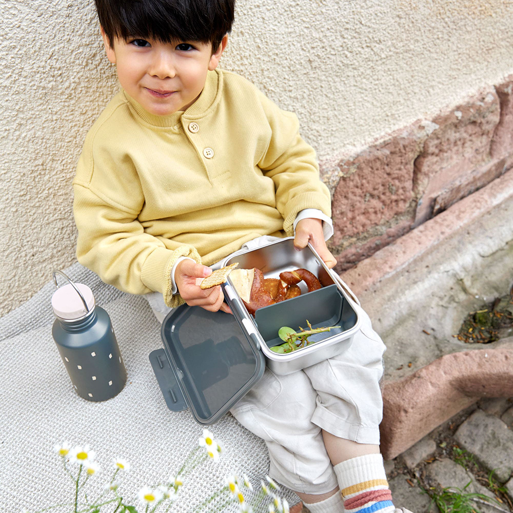 Kinder Brotdose Edelstahl Happy Prints Midnight Blue Kinder Brotdose Edelstahl Happy Prints Midnight Blue
