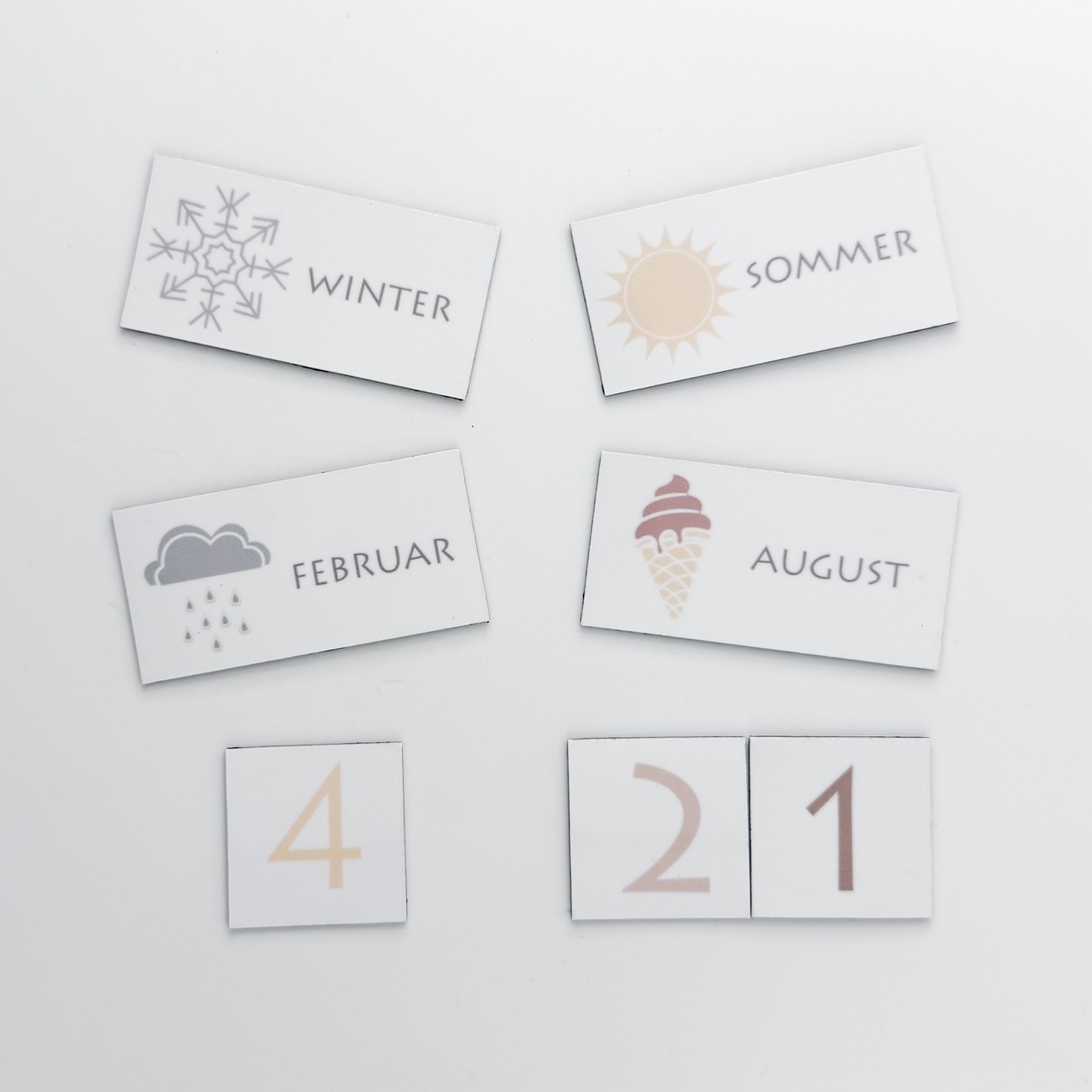 Magnet Set Kalender