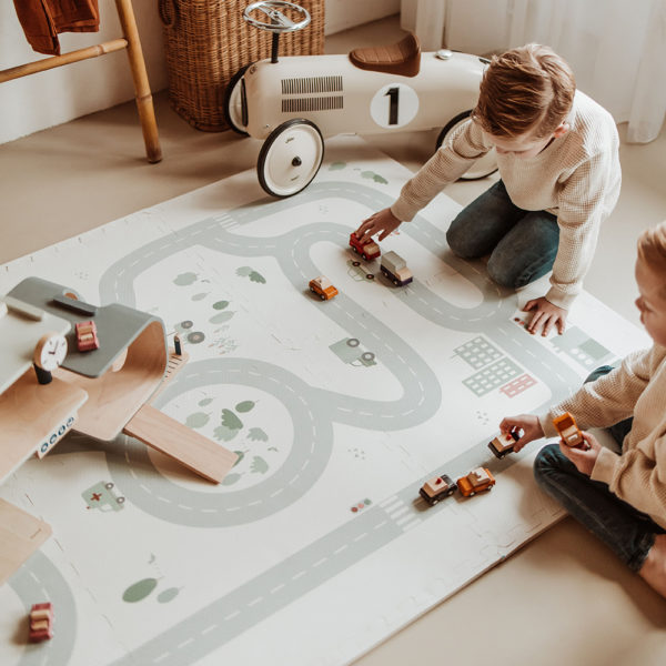 2 in 1 Spielmatte Road/Icons 2 in 1 Spielmatte Road/Icons