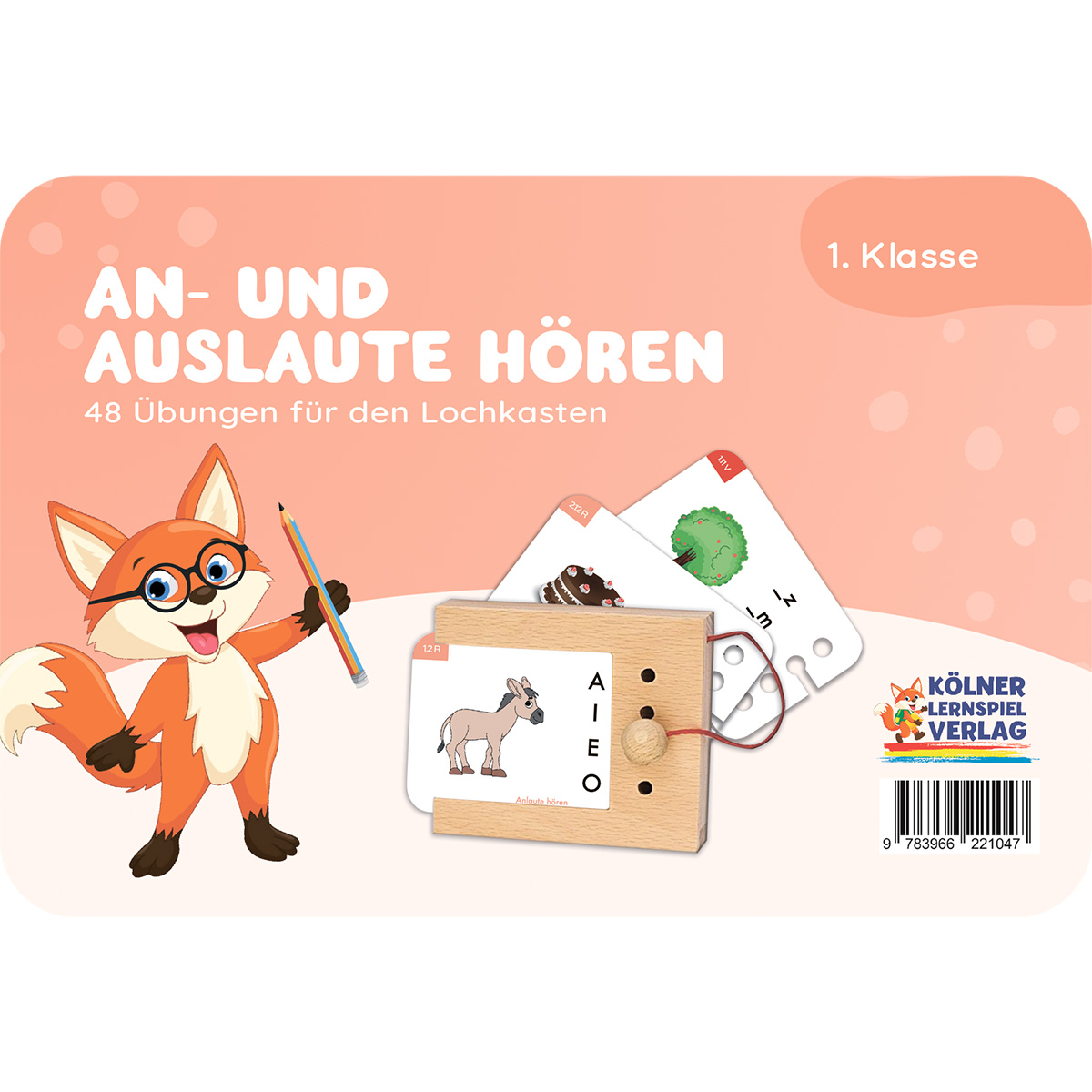 Lochkasten Kartensatz 6+ An- und Auslaute hören Lochkasten Kartensatz 6+ An- und Auslaute hören