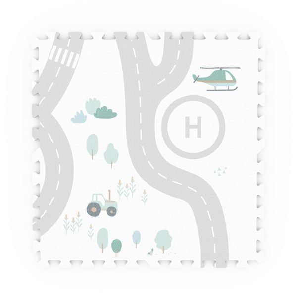 2 in 1 Spielmatte Road/Icons 2 in 1 Spielmatte Road/Icons