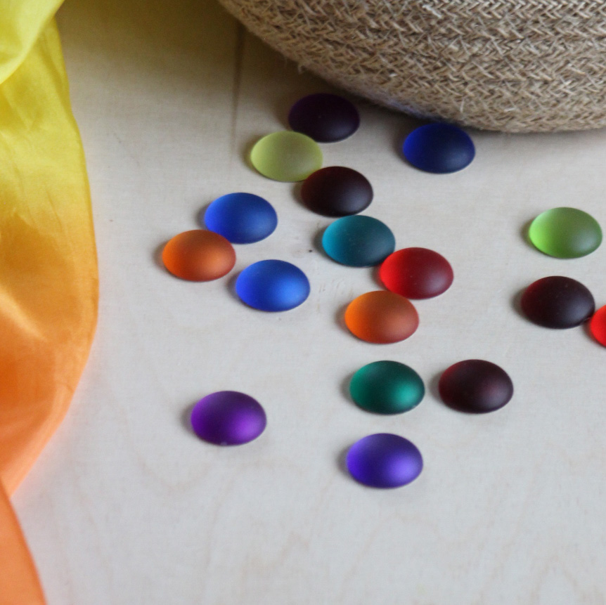 120 Funkelsteine Matt Ø 2,2cm