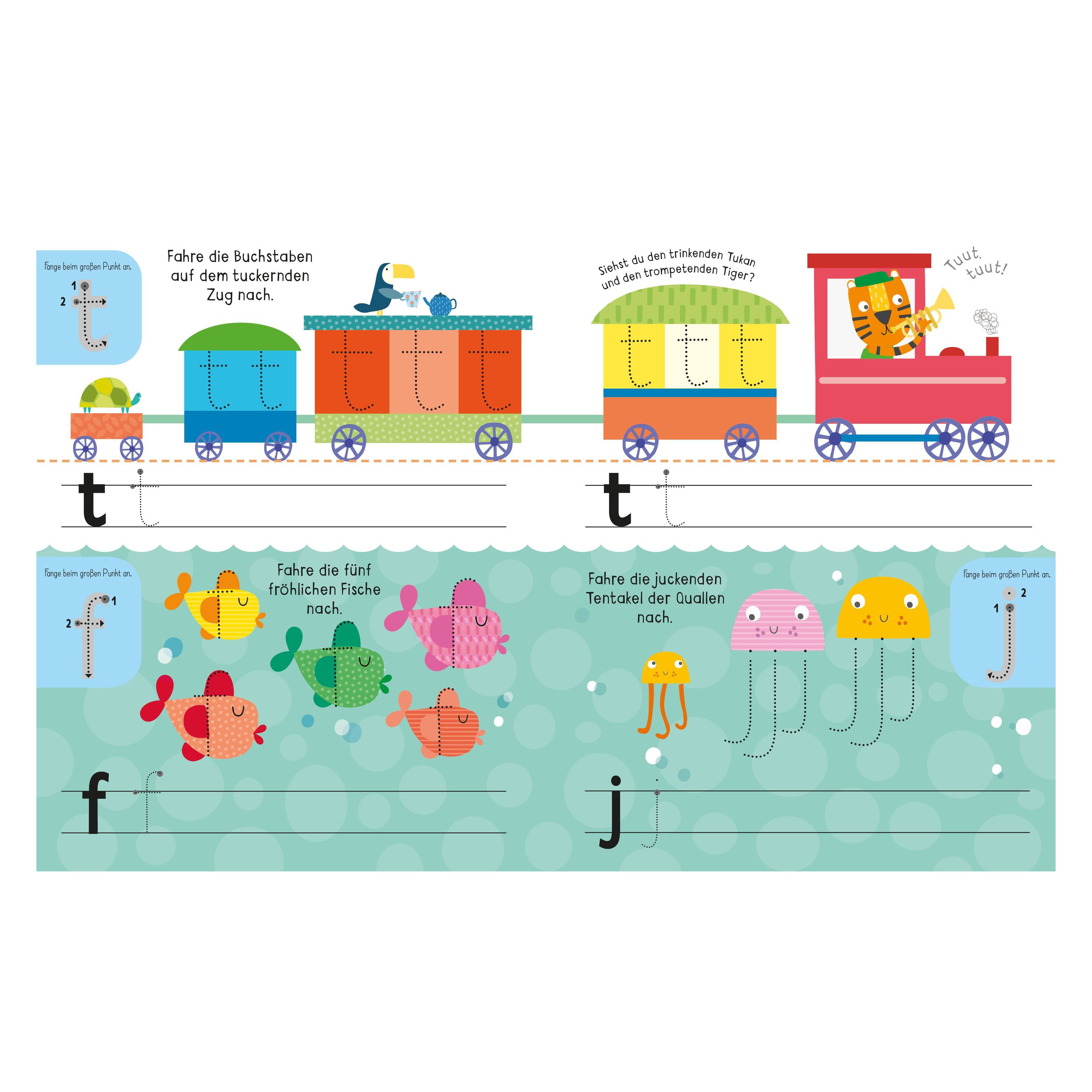 Mein Wisch-und-Weg Buch: Kleinbuchstaben