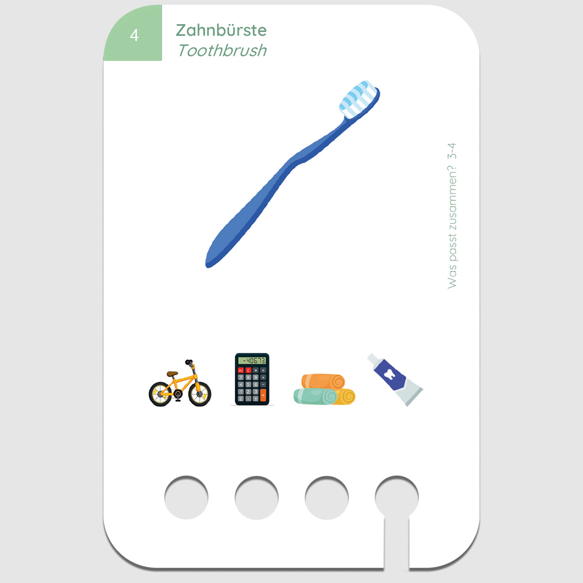 Lochkasten Kartensatz 3-4 Was passt zusammen? Lochkasten Kartensatz 3-4 Was passt zusammen?