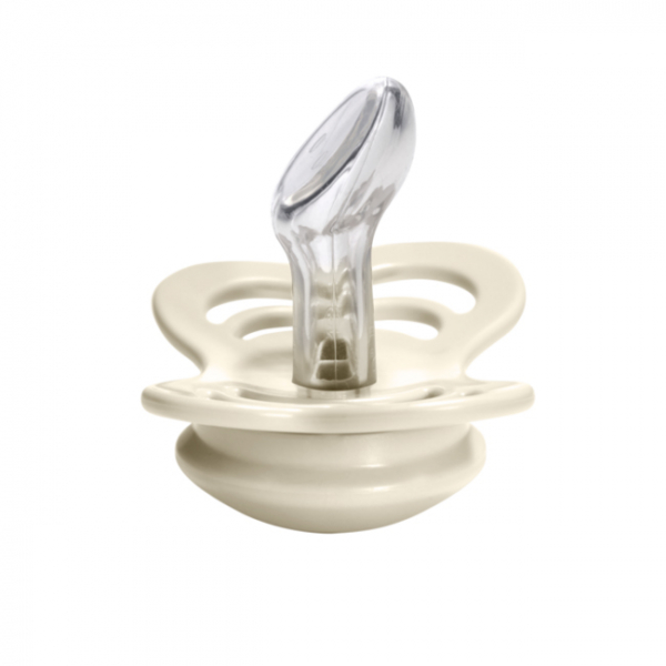 Schnuller Set Couture Ivory and Blush Silicone