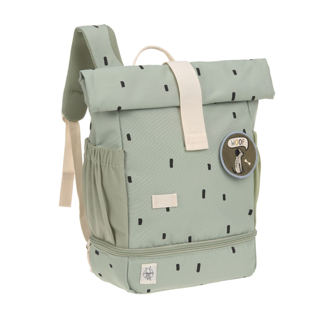 Rucksack Mini Rolltop Happy Prints Light Olive
