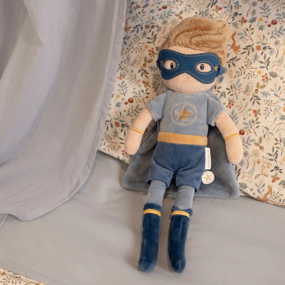 Kuschelpuppe Superheld Jim