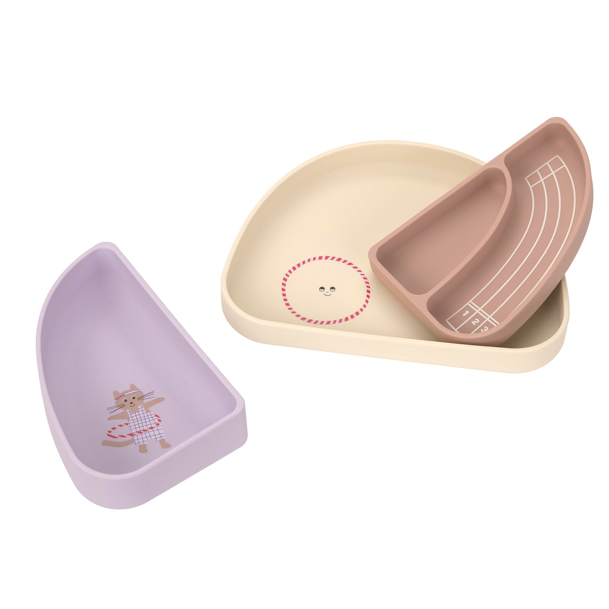 Menü Teller Set Tiny Team Cat