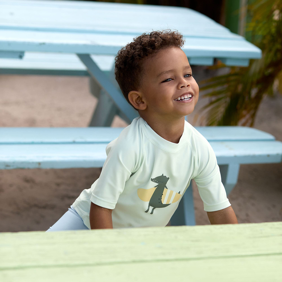 UV-Shirt kurzarm Crocodile Sea Foam UV-Shirt kurzarm Crocodile Sea Foam