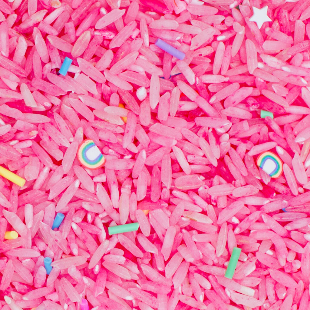 Spielreis Regenboxen Mix