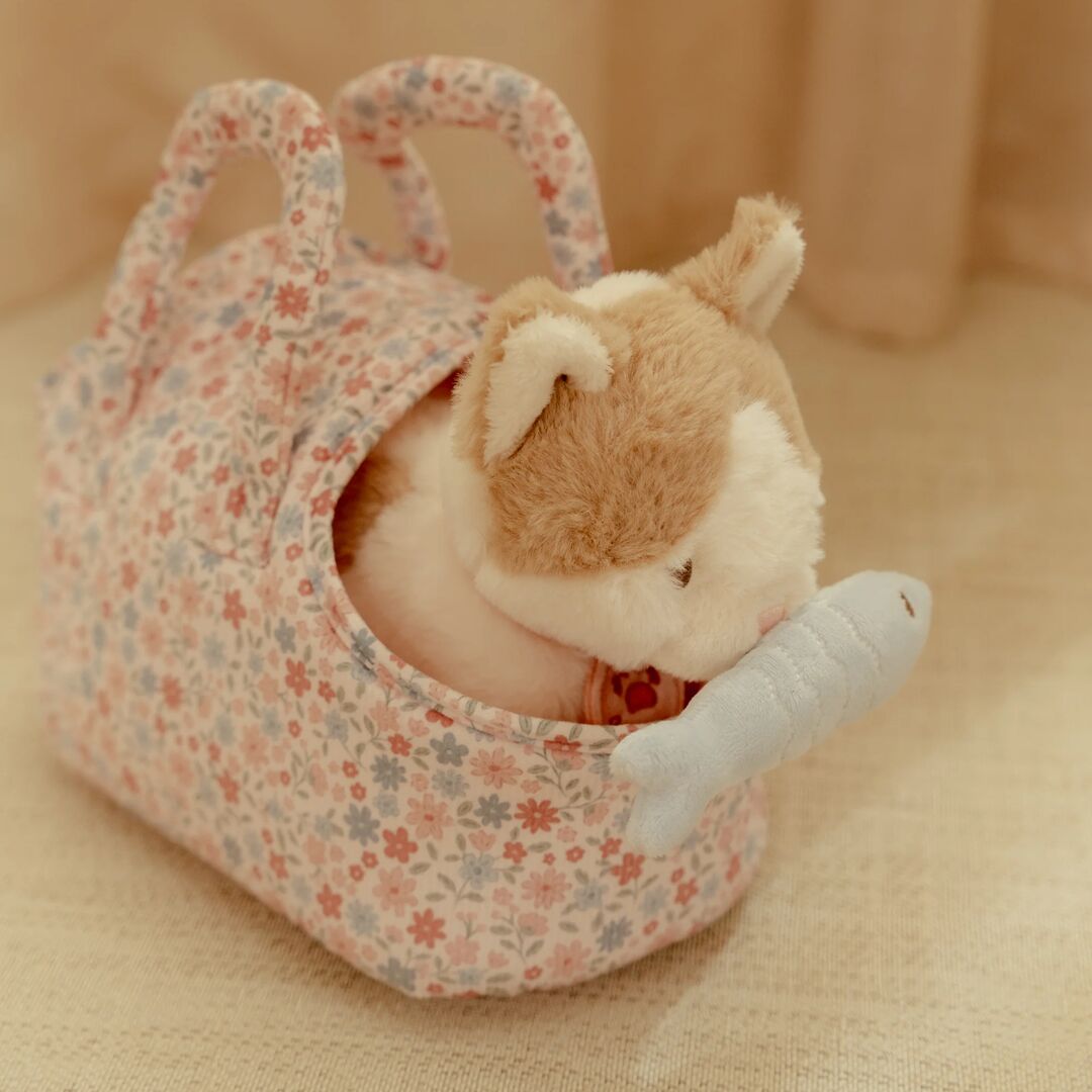 Plüsch Katze Marley in Tasche