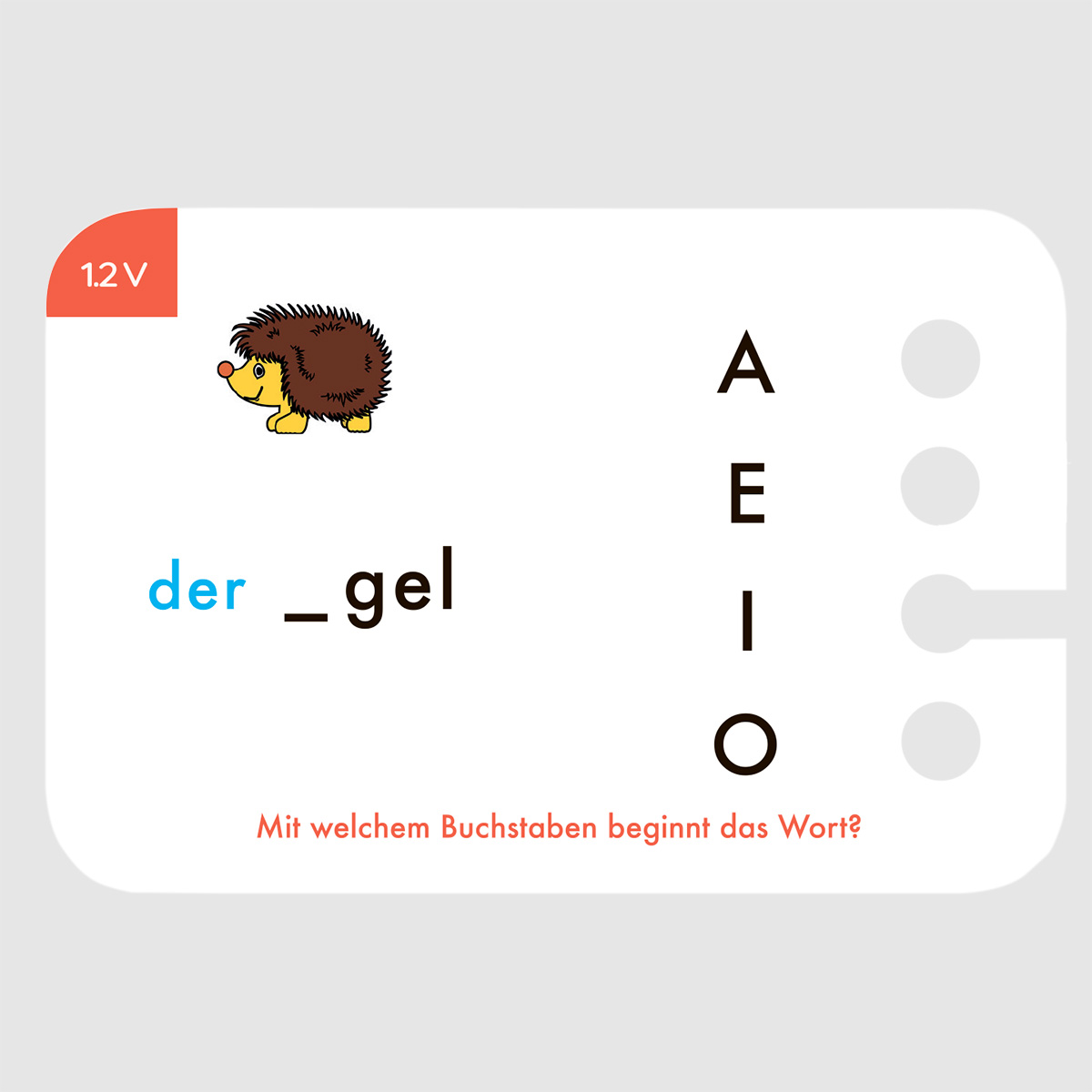 Lochkasten Kartensatz 6+ Finde den Anfangs- und Endbuchstaben Lochkasten Kartensatz 6+ Finde den Anfangs- und Endbuchstaben