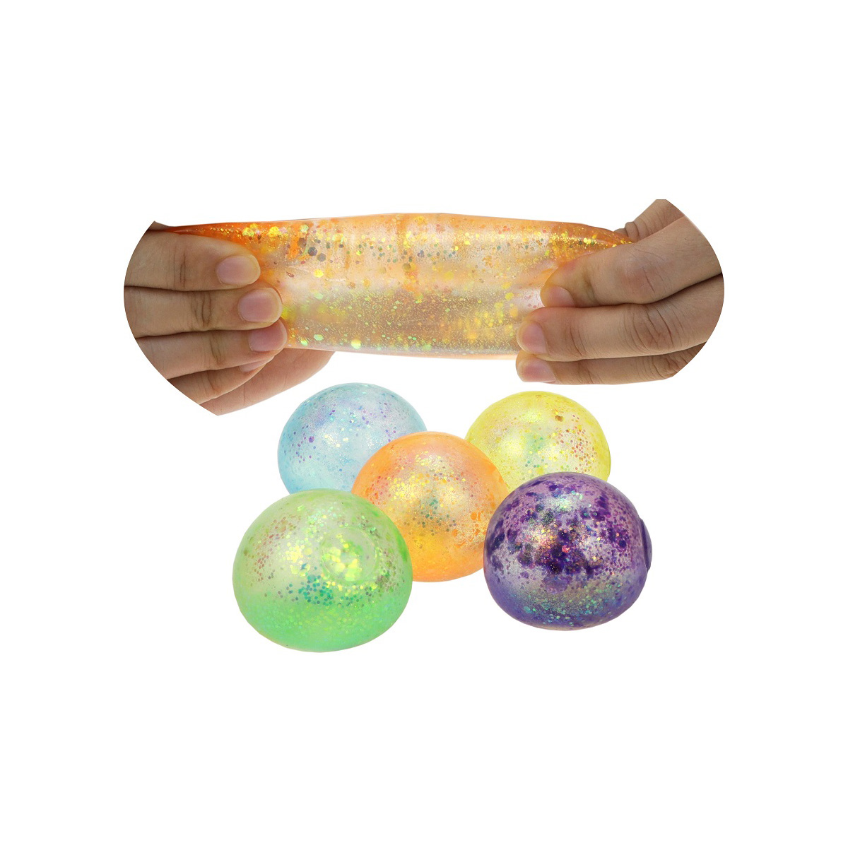 Stretchy Glitzer Ball