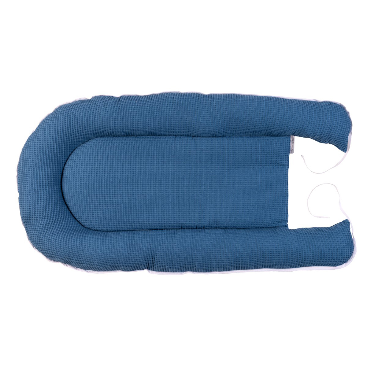 Babynest Wale Blau