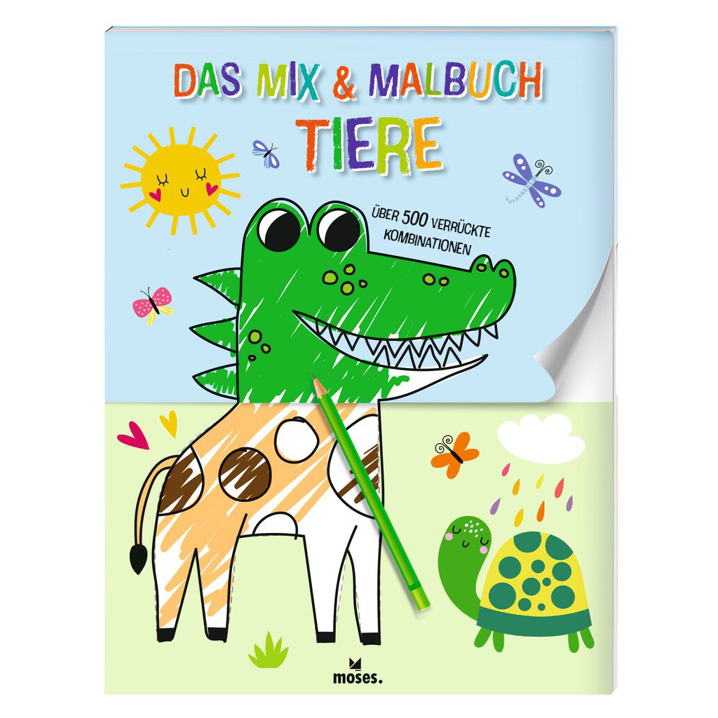 Mix und Malbuch! Tiere