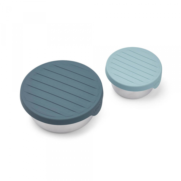 Snack Box Set Fiby Sea Blue/Whale Blue Mix