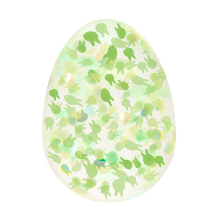 Glitzernder Eier-Flummi