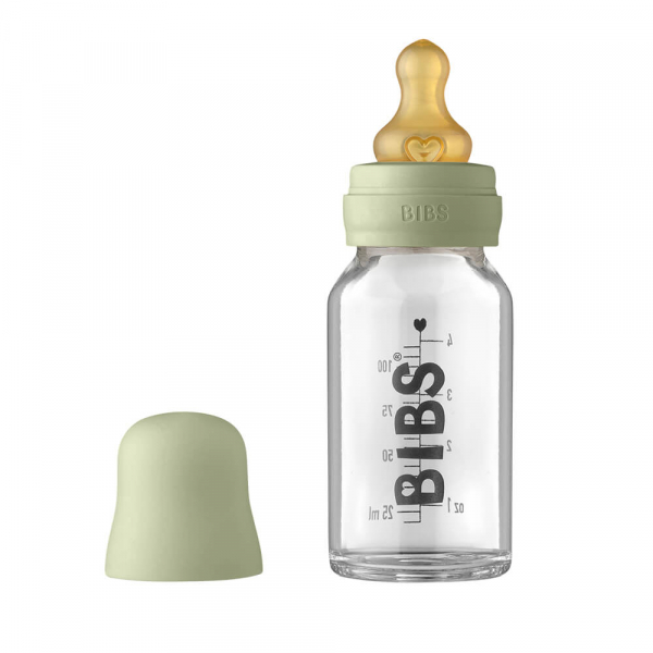Baby Glasflaschen Set Sage