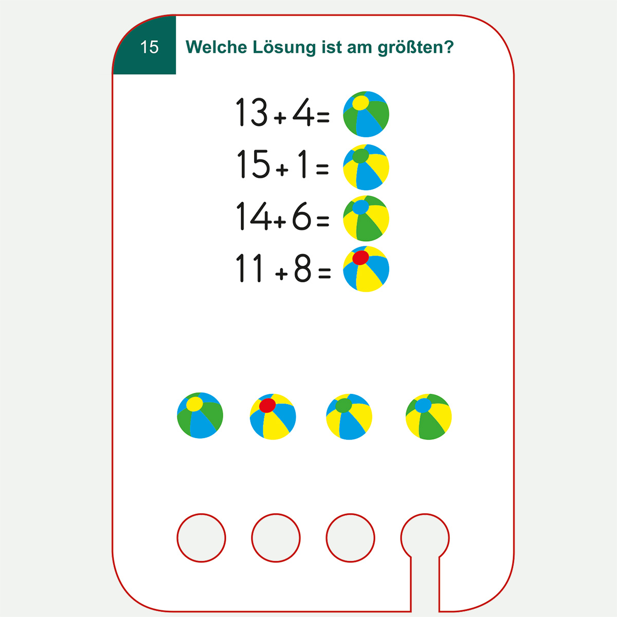 Lochkasten Kartensatz 6+ Rechentraining 1 Lochkasten Kartensatz 6+ Rechentraining 1