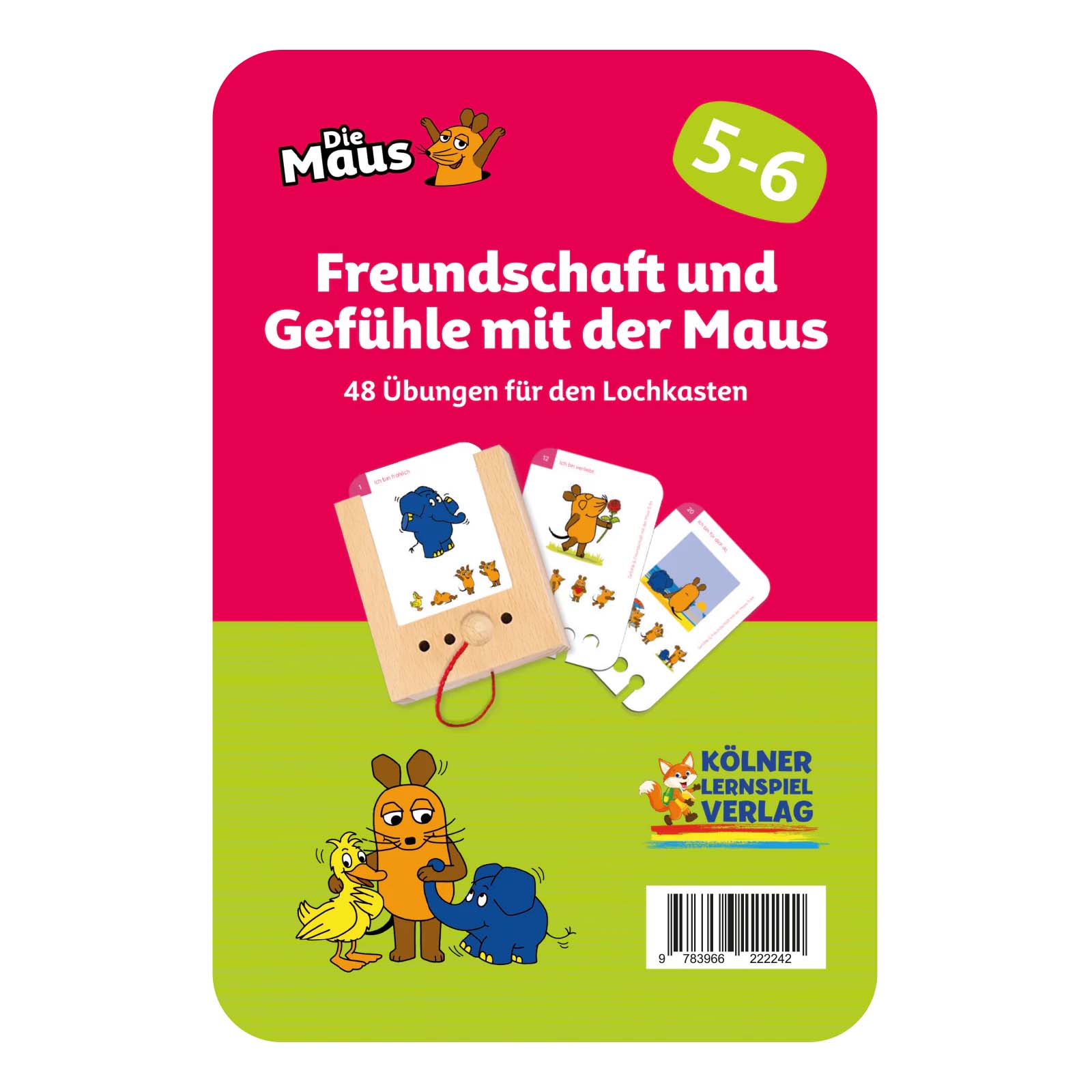 Lochkasten Kartensatz Freundschaft und Gefühle mit der Maus 5-6 Lochkasten Kartensatz Freundschaft und Gefühle mit der Maus 5-6